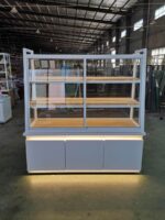 스팟 빵 캐비닛 디스플레이 캐비닛 사이드 캐비닛 케이크 숍 베이킹 로스트 너트 서랍 철제 단단한 나무 섬 캐비닛 모델 캐비닛 - 이미지 4