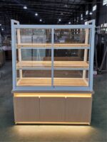 스팟 빵 캐비닛 디스플레이 캐비닛 사이드 캐비닛 케이크 숍 베이킹 로스트 너트 서랍 철제 단단한 나무 섬 캐비닛 모델 캐비닛 - 이미지 5