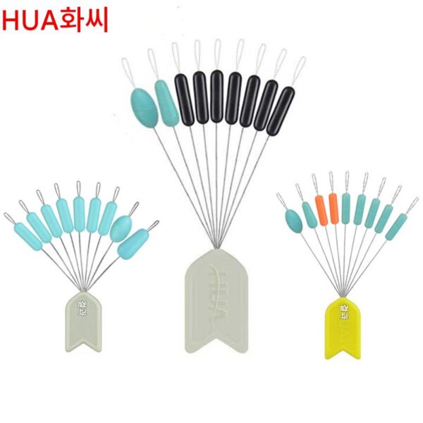 화시의 새로운 낚시용품은 줄을 손상시키지 않는 경쟁력 있는 컬러 실리콘 스페이스 빈즈 엉킴 방지 대형 빈즈 큰 빈즈입니다.