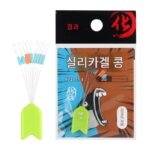 화시의 새로운 낚시용품은 줄을 손상시키지 않는 경쟁력 있는 컬러 실리콘 스페이스 빈즈 엉킴 방지 대형 빈즈 큰 빈즈입니다. - 이미지 2