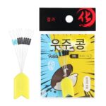 화시의 새로운 낚시용품은 줄을 손상시키지 않는 경쟁력 있는 컬러 실리콘 스페이스 빈즈 엉킴 방지 대형 빈즈 큰 빈즈입니다. - 이미지 3