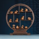 구리 12지신 동물 쥐 소 호랑이 토끼 용 뱀 말 양 원숭이 닭 개 돼지 귀여운 장식품 거실 장식 선물 - 이미지 2