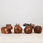 구리 12지신 동물 쥐 소 호랑이 토끼 용 뱀 말 양 원숭이 닭 개 돼지 귀여운 장식품 거실 장식 선물 - 이미지 3