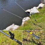 클리어런스 할인 낚싯대 포탑 브라켓 스테인리스 스틸 포탑 낚시 의자 낚시 상자 낚싯대 브라켓 낚시 낚시 - 이미지 4