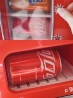 미국 레트로 코카콜라 미니 자판기 10캔 팝업 소형 냉장고 홈카 자판기 - 이미지 5