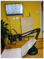 한 음성과 한 뷰 2K HD HDMI 라이브 카메라 서예 쓰기 TV 프로젝터 컴퓨터 교육 장비 - 이미지 2