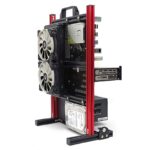 오픈 올 알루미늄 랙 DIY 섀시 랙 수직 섀시 투명 섀시 크리에이티브 워터 쿨링 섀시 DIY 섀시 - 이미지 2