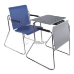 회의실 교육용 테이블과 의자 조합 튜터링 수업 초중등 학교용 테이블과 의자 조합 접이식 교육 훈련 학습용 테이블과 의자 - 이미지 3