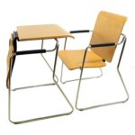 회의실 교육용 테이블과 의자 조합 튜터링 수업 초중등 학교용 테이블과 의자 조합 접이식 교육 훈련 학습용 테이블과 의자 - 이미지 5