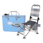 헝관 2021 신제품 낚시 의자 다기능 낚시 의자 접이식 가벼운 휴대용 테이블 낚시 의자 의자 낚시 장비 공급 특가 - 이미지 5