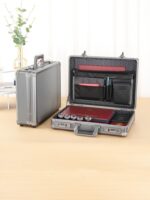 하드쉘 노트북 가방 15.6인치 유니버셜 남성용 가방 컴퓨터 상자 비밀번호 잠금 개인 보관 여성 - 이미지 3