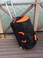 외국 무역 대용량 트롤리 장비 어깨 잡아당기기 가방 럭비 스키 야외 스포츠 다기능 수하물 소프트 박스 - 이미지 2