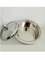 특대형 스테인리스 스틸 싱글 소형 핫팟 1인용 1포트 투명수프 만다린 오리 유도 쿠커 직화형 범용 사이클론 샤부샤부 - 이미지 3