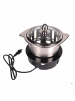 특대형 스테인리스 스틸 싱글 소형 핫팟 1인용 1포트 투명수프 만다린 오리 유도 쿠커 직화형 범용 사이클론 샤부샤부 - 이미지 5