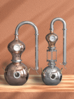 호박 구리 가정용 순수 이슬 에센셜 오일 기계 순수 구리 증류기 주류 외국 와인 위스키 양조 장비 양조 기계 - 이미지 2