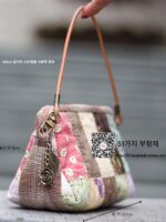 핸드메이드 라운드 소가죽 로프 백 스트랩, 최상층 소가죽 광택 식물성 태닝 처리 작은 손잡이 정품 가죽 DIY 백 액세서리 - 이미지 2