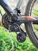 자전거 전기 부스터 산악 자전거 개조 키트 액세서리 48V 배터리 외부 라이딩 모터 플래시 오렌지