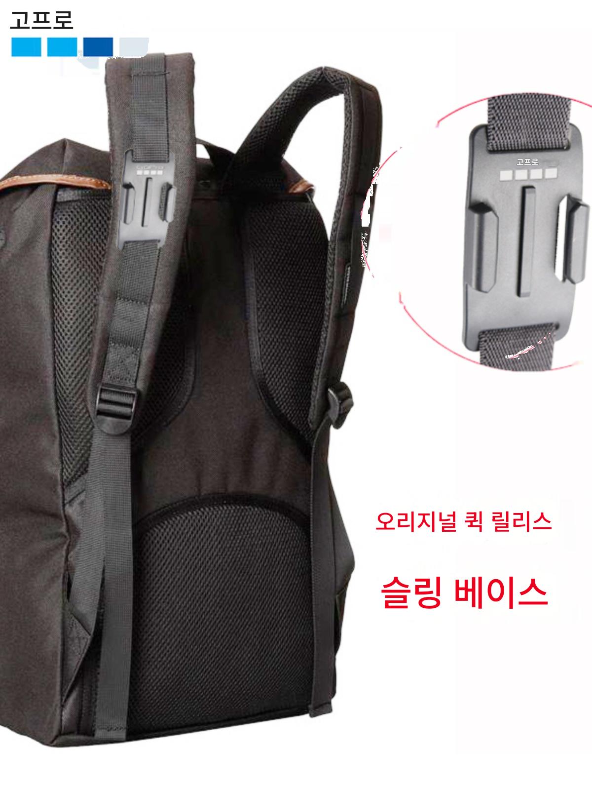 main_573233260089_0-1 GoPro Hero13/12/11/9/8/7/6Insta360 스포츠 카메라 퀵 릴리스가 있는 오리지널 백팩 - 이미지 1