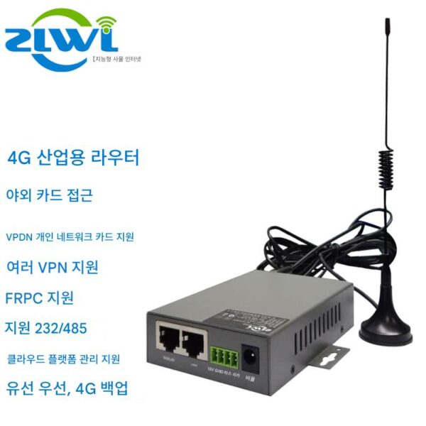 ZLWL 산업용 4g 무선 라우터 전체 네트워크 액세스 SIM 카드 유선 네트워크 포트 자동차 WiFi