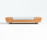 호텔 쇼핑몰 디자이너 소프트 시트 롱 로우 스툴 시트 순수 원목 이동식 벤치 레스트 벤치 슈즈 벤치