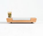 호텔 쇼핑몰 디자이너 소프트 시트 롱 로우 스툴 시트 순수 원목 이동식 벤치 레스트 벤치 슈즈 벤치 - 이미지 3