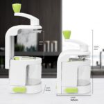 가정용 무 수동식 나선형 야채 커터 주방용품 분쇄기 애호박 슬라이서 강판 - 이미지 4