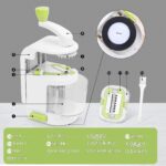 가정용 무 수동식 나선형 야채 커터 주방용품 분쇄기 애호박 슬라이서 강판 - 이미지 5