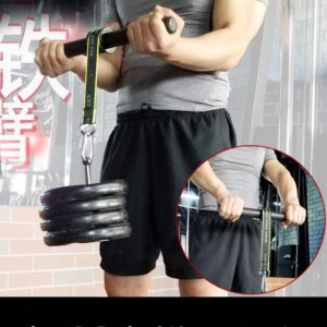 전완 트레이너 훈련 로프 그립 회전 전완 손목 근력 스틱 브루스 리 손목 근력 회내 피트니스 장비
