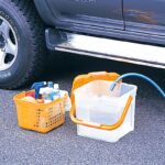 일본 수입 다기능 수납통 야외 좌석 수납함 차량용 수납통 낚시용 수납통 세차용 수납통 15L