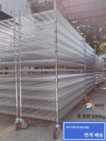 크롬 도금 수납선반 디스플레이 랙 창고 랙 자유 조합 분리형 다층 휠 다기능