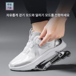 남성용 장거리 러닝화, 학생화, 기계식 파워 러닝화, 봄철 남녀용 스포츠화, 미끄럼방지 충격흡수 러닝메쉬화