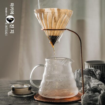 핸드브루 커피 포트 필터 세트 핸드브루 커피 홀더 필터 컵 v60 필터지 드립 쉐어링 포트