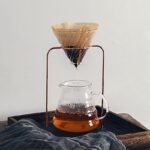 핸드브루 커피 포트 필터 세트 핸드브루 커피 홀더 필터 컵 v60 필터지 드립 쉐어링 포트 - 이미지 3