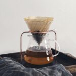 핸드브루 커피 포트 필터 세트 핸드브루 커피 홀더 필터 컵 v60 필터지 드립 쉐어링 포트 - 이미지 4