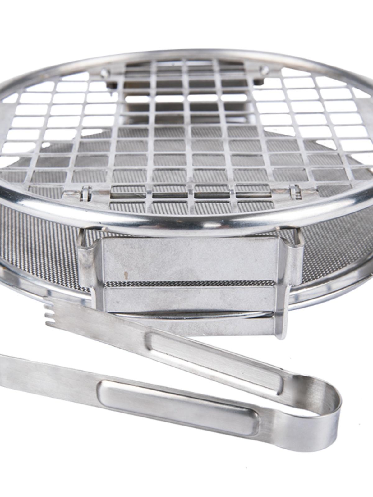 main_586108597546_0-1 좋은 화산 이중 레이어 그릴 캠핑 바베큐 그릴 생선 야외 고온 휴대용 액세서리 정품 도구 바베큐 클립 보내기 - 이미지 1