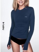 피트니스 티셔츠 여성 속건성 피트니스 의류 여성 요가 속건성 상의 여성 스포츠 상의 속건성 피트니스 긴팔 티셔츠 봄