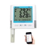 Wifi 무선 온도 및 습도 기록기 컴퓨터실 창고 모바일 네트워크 원격 모니터링 온도 및 습도계 알람 - 이미지 4
