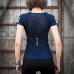 모쿠 런닝 속건 스포츠 티셔츠 피트니스 의류 여성용 긴팔 타이트 섹시 백 헬스 여성용 요가 의류 - 이미지 3