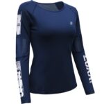 모쿠 런닝 속건 스포츠 티셔츠 피트니스 의류 여성용 긴팔 타이트 섹시 백 헬스 여성용 요가 의류 - 이미지 5