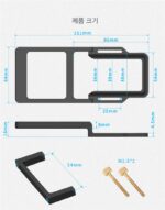짐벌 스포츠 카메라 클램프 DJI 지윤 페이유 모바일폰 스태빌라이저 고프로6 어댑터 스플린트 7 어댑터 8 - 이미지 5