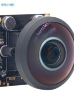 8MP 4K 초고선명 360도 파노라마 220도 시야각 내장 듀얼 마이크 노이즈 감소 USB 드라이버 없는 대형 어안 카메라