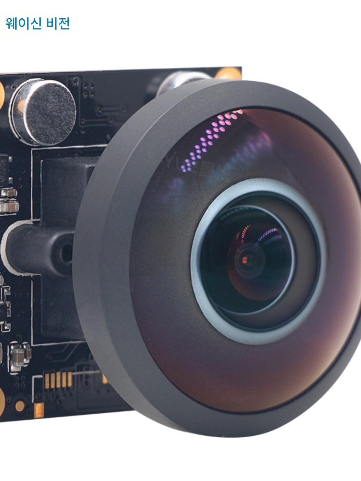 main_589660223272_0-1 8MP 4K 초고선명 360도 파노라마 220도 시야각 내장 듀얼 마이크 노이즈 감소 USB 드라이버 없는 대형 어안 카메라 - 이미지 1