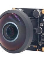 8MP 4K 초고선명 360도 파노라마 220도 시야각 내장 듀얼 마이크 노이즈 감소 USB 드라이버 없는 대형 어안 카메라 - 이미지 4