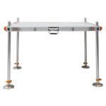 클리어런스 신품 알루미늄 합금 대형 낚시 플랫폼 스테인리스 스틸 초경량 소형 낚시 플랫폼 낚시 상자 낚시 의자 낚시 장비 액세서리 중공 - 이미지 5