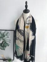 독점 수출 덴마크 디자이너 브랜드 모달 울 블렌드 스카프 특별 클리어런스 세일 - 이미지 2