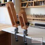 수입 레드 솔리드 우드 핸드스티칭 360도 유니버설 스티칭 클립 가죽 스티칭 클립 유니버설 핸드스티칭 나무 클립 - 이미지 2