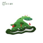 BC 실내 골프 어린이 퍼팅 연습기 패밀리 미니 그린 페어웨이 연습 세트 시뮬레이션 코스 - 이미지 2