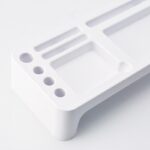 사무실 데스크탑 키보드 수납함 심플 컴퓨터 높이 조절 수납 선반 잡화 분류 상자 다기능 수납 선반 - 이미지 4