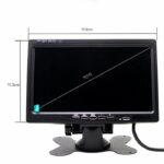 트럭 후진 영상 24V HD 야간 투시 차량 LCD 화면 7인치 베이스 브라켓 디스플레이 방수 카메라 - 이미지 2