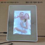 메이크업 매직 미러 테이블 개인화 선물 크리에이티브 스튜디오 사진 프레임 사진 맞춤 제작 LED 직사각형 테이블 램프